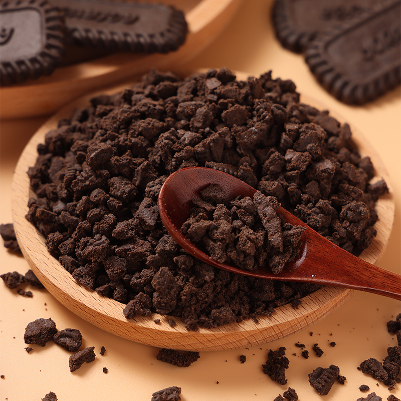Crumble de biscuiți cu cacao mediu