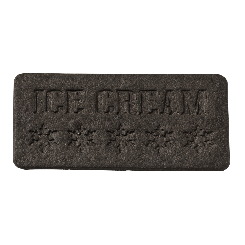 Biscuiți crocanți de cacao dreptunghiulari