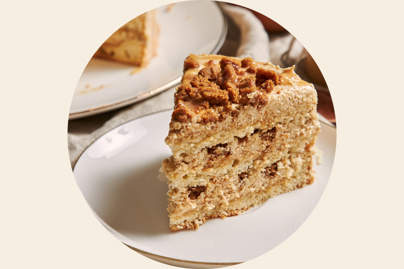 Crumbles de biscuiți pentru prăjituri cu sandviș