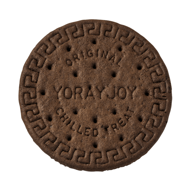 Biscuiți tari rotunji de cacao