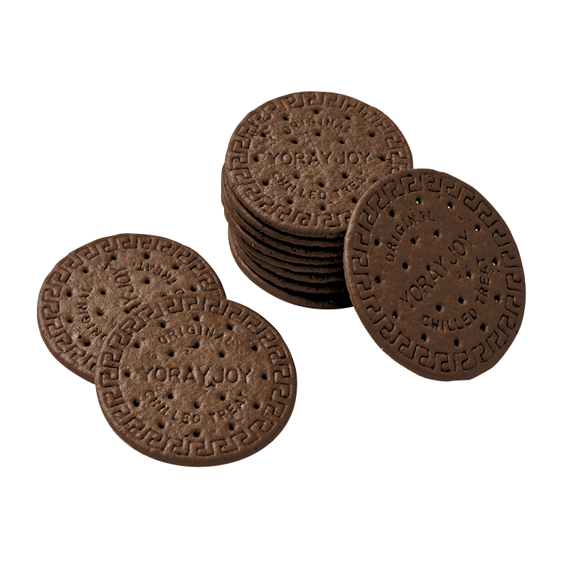 Biscuiți tari rotunji de cacao Biscuiți tari rotunji de cacao