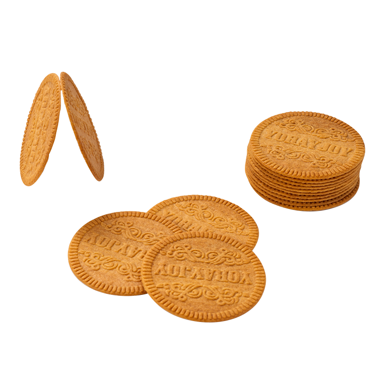 Biscuiți crocanți cu caramel rotunzi Biscuiți crocanți cu caramel rotunzi