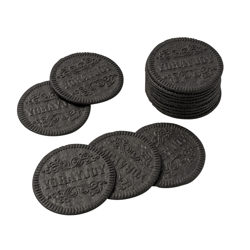 Biscuiți crocanți cu cacao rotunji Biscuiți crocanți cu cacao rotunji