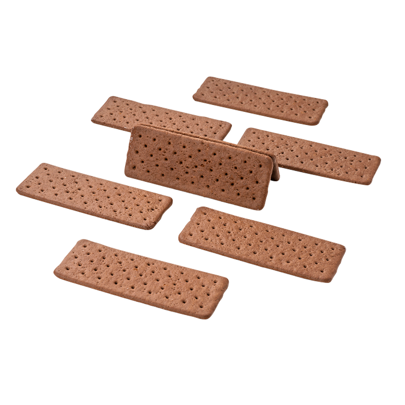 Biscuiți dreptunghiulari cu cacao