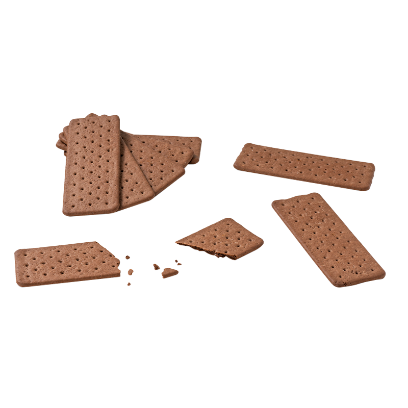 Biscuiți dreptunghiulari cu cacao