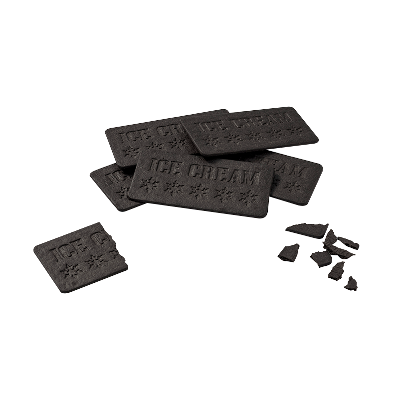 Biscuiți crocanți de cacao dreptunghiulari