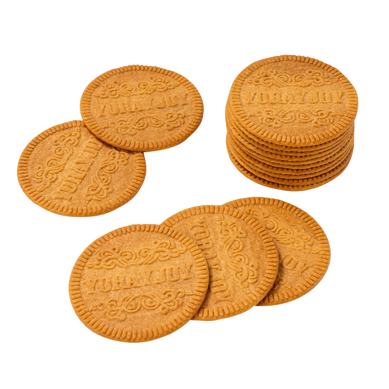 Biscuiți crocanți cu caramel rotunzi Biscuiți crocanți cu caramel rotunzi